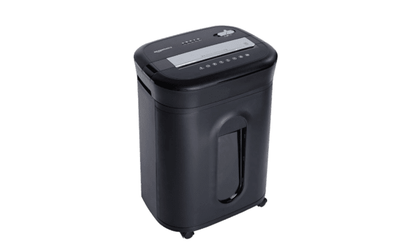 Amazon Basics 15-Sheet Cross-Cut Paper, CD Credit Card Office Shredder